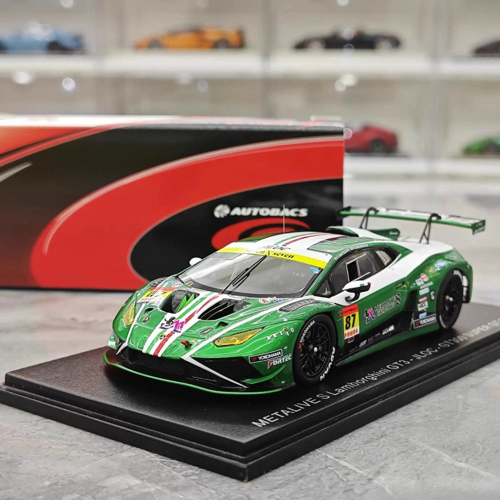 [Spark] 1:43 Lamborghini 2025 Huracan GT3 #87 Super GT Model Car Resin / Closed Body