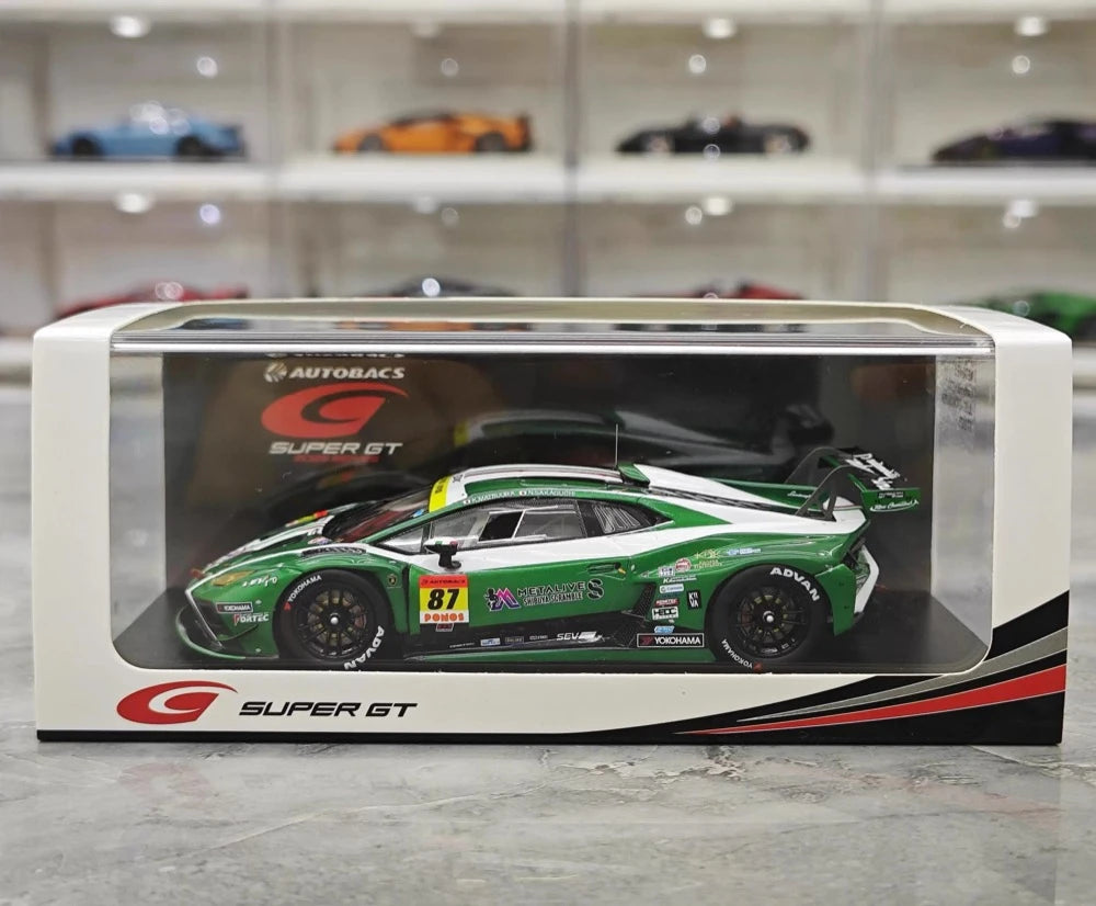 [Spark] 1:43 Lamborghini 2025 Huracan GT3 #87 Super GT Model Car Resin / Closed Body