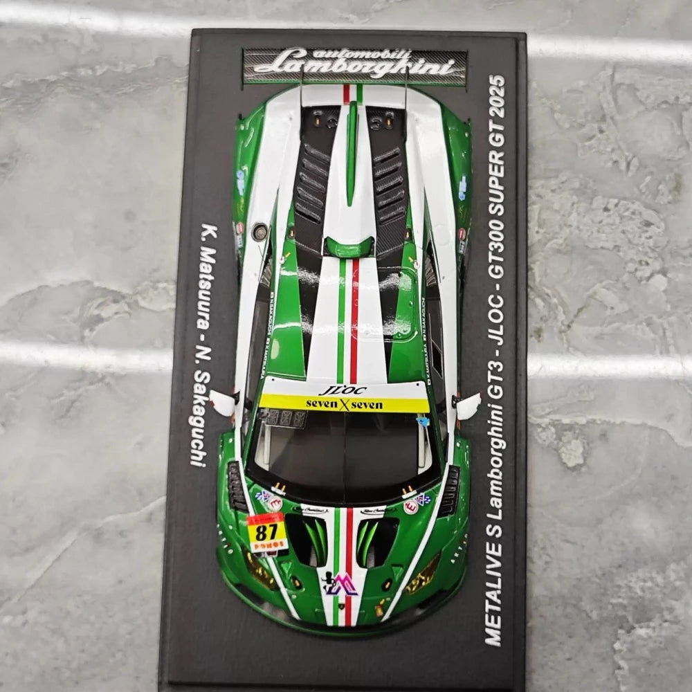 [Spark] 1:43 Lamborghini 2025 Huracan GT3 #87 Super GT Model Car Resin / Closed Body