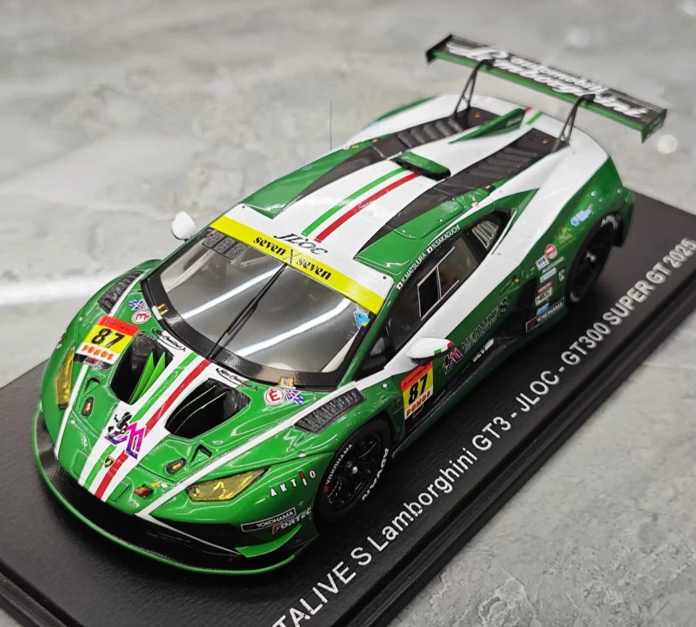 [Spark] 1:43 Lamborghini 2025 Huracan GT3 #87 Super GT Model Car Resin / Closed Body