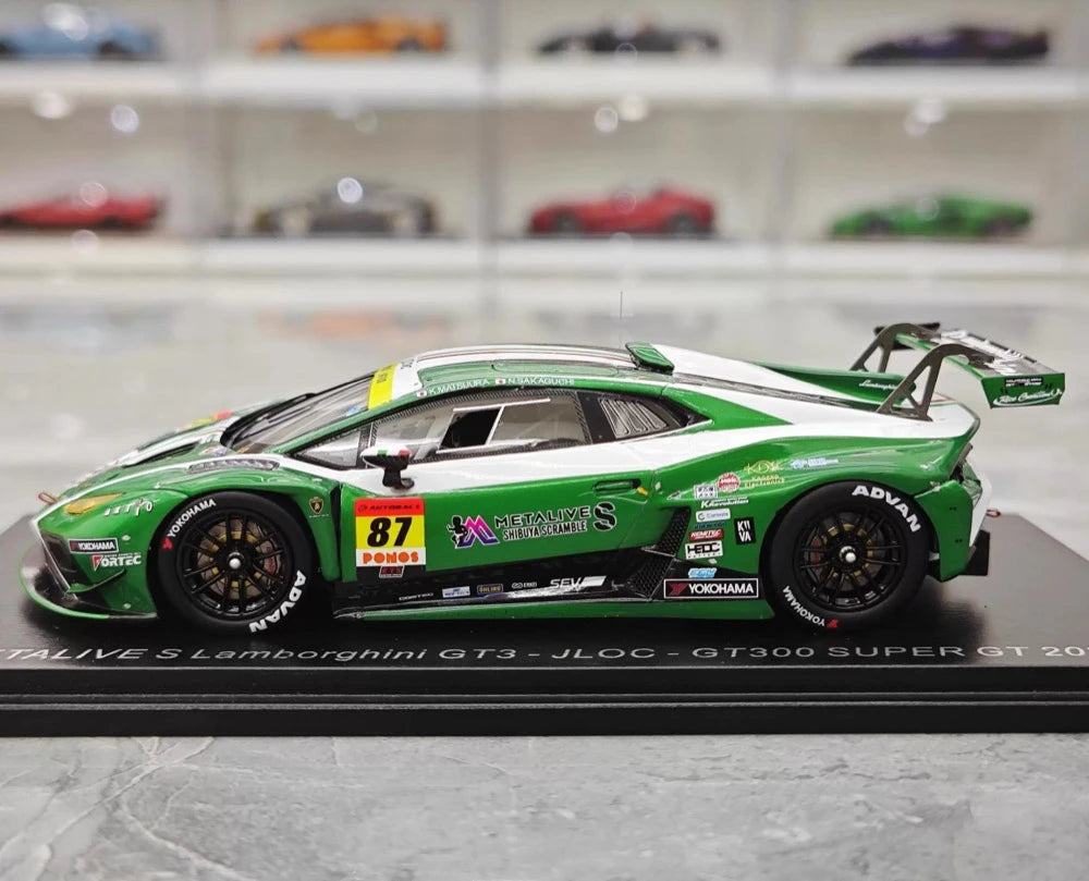 [Spark] 1:43 Lamborghini 2025 Huracan GT3 #87 Super GT Model Car Resin / Closed Body