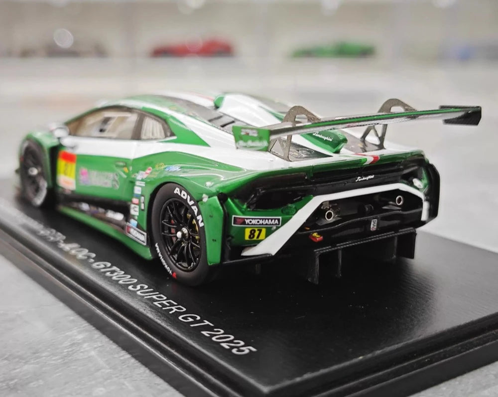 [Spark] 1:43 Lamborghini 2025 Huracan GT3 #87 Super GT Model Car Resin / Closed Body