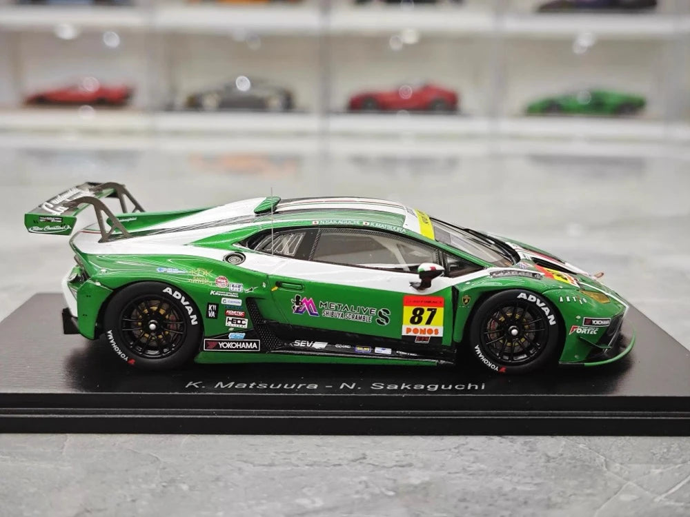 [Spark] 1:43 Lamborghini 2025 Huracan GT3 #87 Super GT Model Car Resin / Closed Body