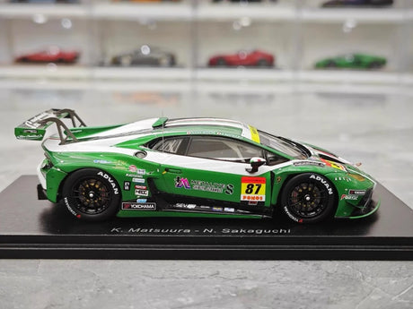 [Spark] 1:43 Lamborghini 2025 Huracan GT3 #87 Super GT Model Car Resin / Closed Body