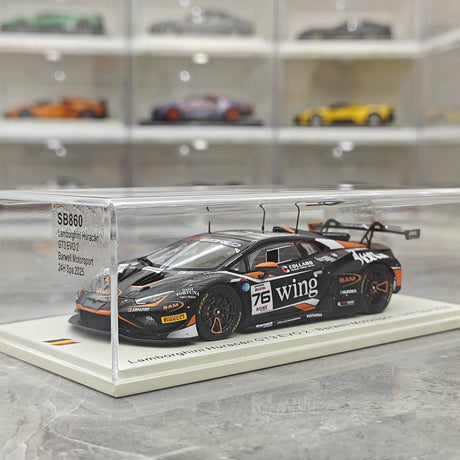 Lamborghini 2025 Huracan GT3 EVO 2 Barwell Motorsport #76 1:43 Harz-Sammlermodell von Spark – siehe 12