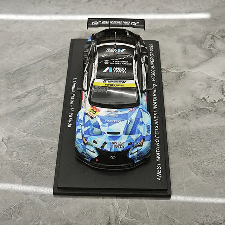 1:43 Lexus 2025 RC F GT3 ANEST IWATA Racing #26 GT300 Super GT model car by Spark - view 2