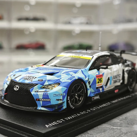 1:43 Lexus 2025 RC F GT3 ANEST IWATA Racing #26 GT300 Super GT model car by Spark - view 3