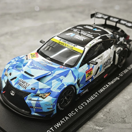 1:43 Lexus 2025 RC F GT3 ANEST IWATA Racing #26 GT300 Super GT model car by Spark - view 4