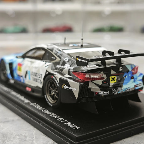 1:43 Lexus 2025 RC F GT3 ANEST IWATA Racing #26 GT300 Super GT model car by Spark - view 6