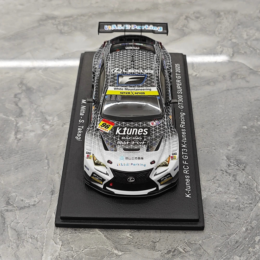 1:43 Lexus 2025 RC F GT3 K-tunes Racing #96 GT300 Super GT model car by Spark - view 2