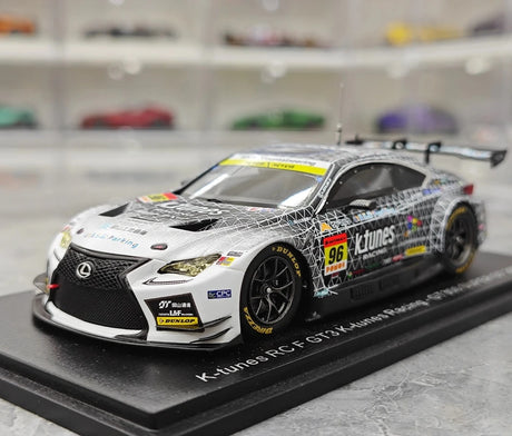 1:43 Lexus 2025 RC F GT3 K-tunes Racing #96 GT300 Super GT model car by Spark - view 3