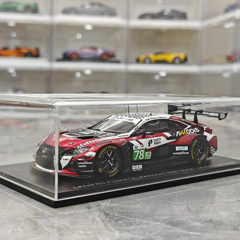 Lexus 2025 RC F LMGT3 #78 1:43 modèle de collection en résine 24h Le Mans par Spark - vue 12