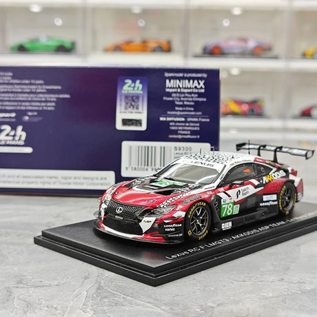 Lexus 2025 RC F LMGT3 #78 1:43 24h Le Mans -hartsikeräilymalli Spark - näytä 14