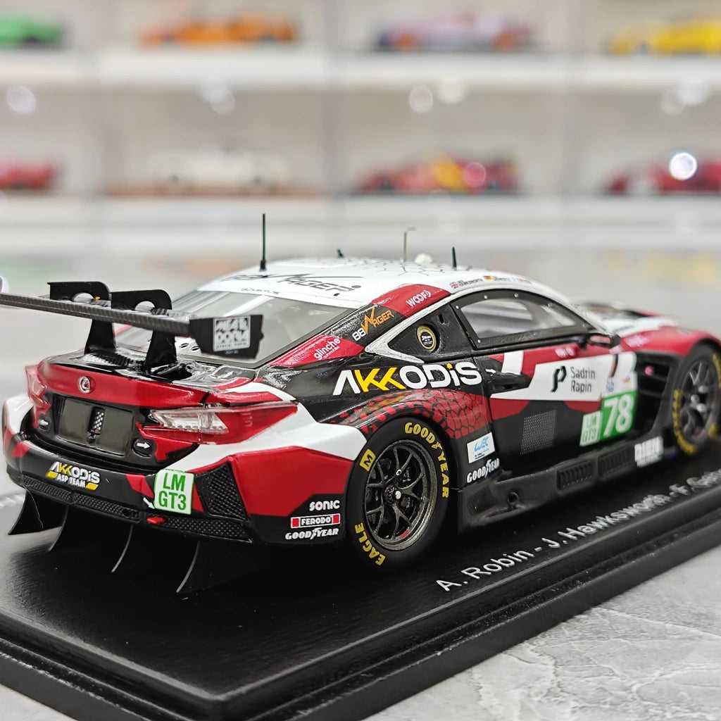 Lexus 2025 RC F LMGT3 #78 1:43 modèle de collection en résine 24h Le Mans par Spark - vue 8