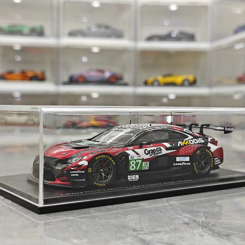 Lexus 2025 RC F LMGT3 #87 1:43 modèle de collection en résine 24h Le Mans par Spark - vue 12