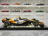1:43 McLaren 2024 MCL38 #4 Singapore GP Lando Norris F1 model car by Spark - view 9