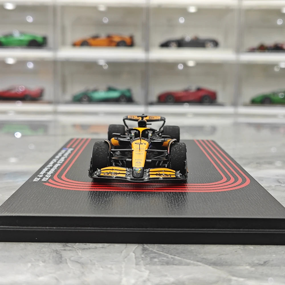 1:43 McLaren 2024 MCL38 #81 Azerbaijan GP model car by Spark - view 1