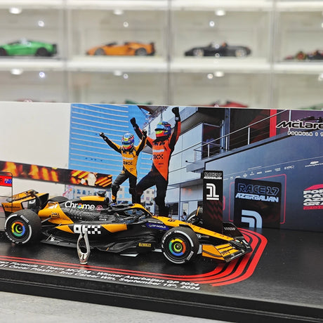 1:43 McLaren 2024 MCL38 #81 Azerbaijan GP model car by Spark - view 18