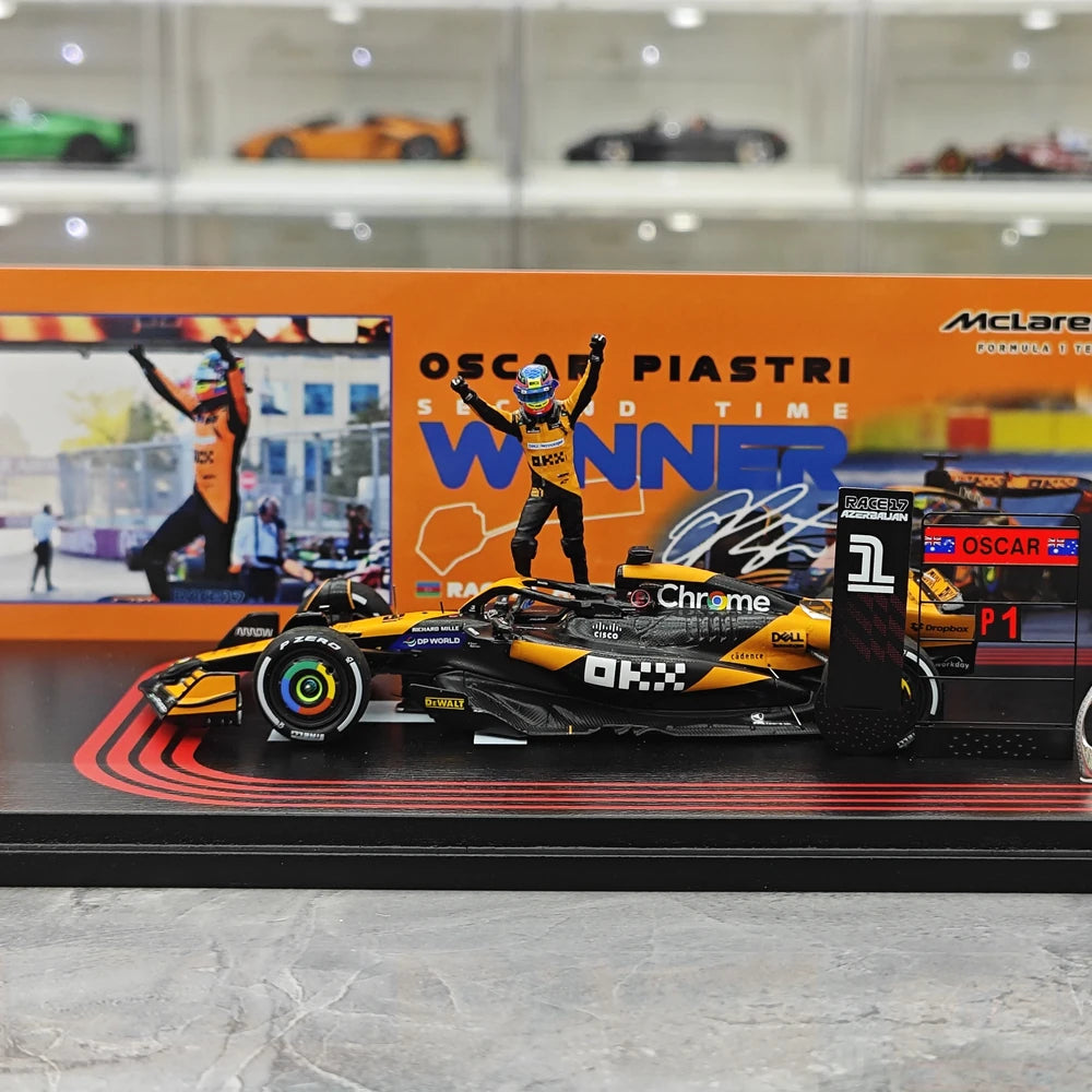 1:43 McLaren 2024 MCL38 #81 Azerbaijan GP model car by Spark - view 19