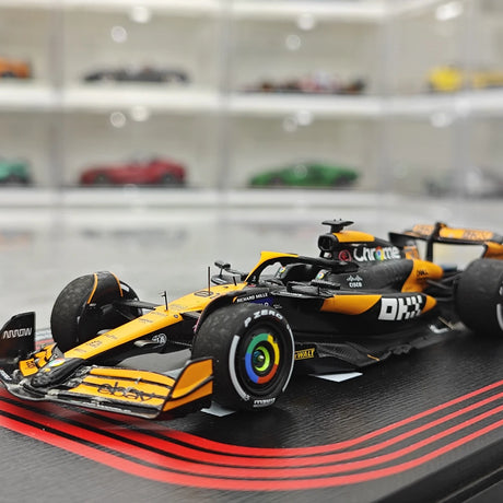 1:43 McLaren 2024 MCL38 #81 Azerbaijan GP model car by Spark - view 3