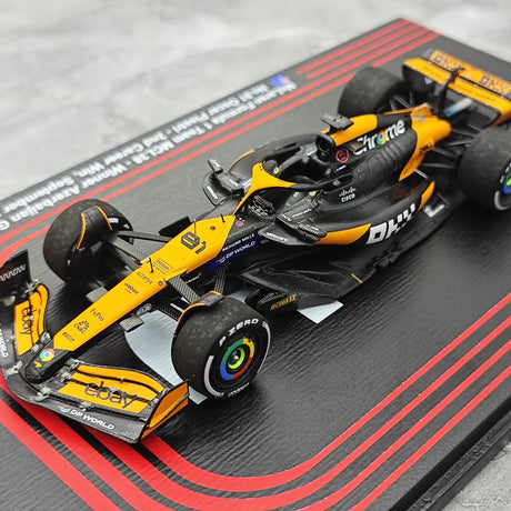 1:43 McLaren 2024 MCL38 #81 Azerbaijan GP model car by Spark - view 4