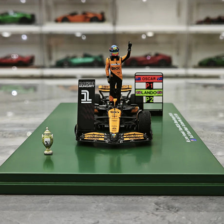 1:43 McLaren 2024 MCL38 #81 Hungarian GP Oscar Piastri F1 model car by Spark - view 1