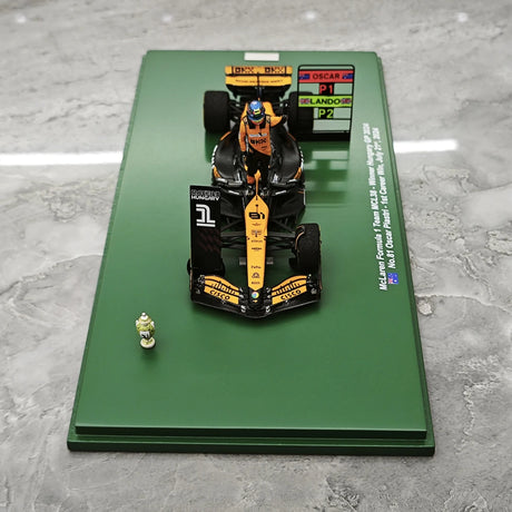 1:43 McLaren 2024 MCL38 #81 Hungarian GP Oscar Piastri F1 model car by Spark - view 2