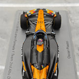 1:43 McLaren 2025 MCL39 #81 أبوظبي GP أوسكار بياستري، نموذج سيارة من الراتنج F1 من إنتاج Spark - عرض 12