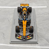 1:43 McLaren 2025 MCL39 #81 أبوظبي GP أوسكار بياستري نموذج سيارة من الراتنج F1 من إنتاج Spark - عرض 2