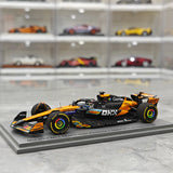 1:43 McLaren 2025 MCL39 #81 أبوظبي GP أوسكار بياستري، نموذج سيارة من الراتنج F1 من Spark - عرض 3