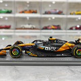 1:43 McLaren 2025 MCL39 #81 أبوظبي GP أوسكار بياستري F1 نموذج سيارة راتنج من إنتاج Spark - عرض 5