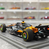 1:43 McLaren 2025 MCL39 #81 أبوظبي GP أوسكار بياستري، نموذج سيارة من الراتنج F1 من إنتاج Spark - عرض 6