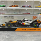 1:43 McLaren 2025 MCL39 #81 British GP Oscar Piastri F1 resinmodell av Spark - vy 15