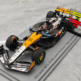 1:43 McLaren 2025 MCL39 #81 British GP Oscar Piastri F1 resinmodell från Spark - vy 4