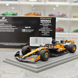 1:43 McLaren 2025 MCL39 modelo de coche de resina GP español #81 F1 español de Spark - ver 14