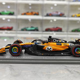 1:43 McLaren 2025 MCL39 Modelo de coche de resina F1 GP español #81 Oscar Piastri por Spark - ver 5
