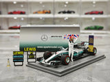 1:43 Mercedes-AMG 2017 F1 W08 #44 Mexican GP Lewis Hamilton F1 model car by Spark - view 16