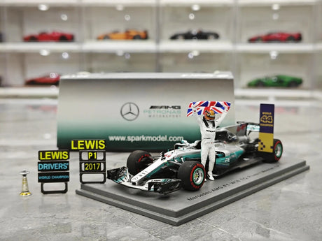 1:43 Mercedes-AMG 2017 F1 W08 #44 Mexican GP Lewis Hamilton F1 model car by Spark - view 16