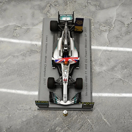 1:43 Mercedes-AMG 2017 F1 W08 #44 Mexican GP Lewis Hamilton F1 model car by Spark - view 2