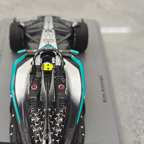 1:43 Mercedes-AMG 2025 F1 W16 #12 Canadian GP Andrea Kimi Antonelli F1 model car by Spark - view 12