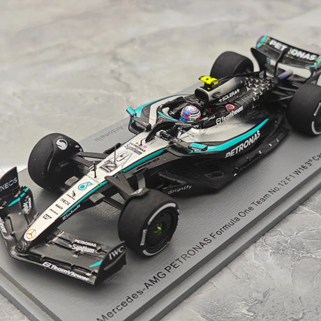 1:43 Mercedes-AMG 2025 F1 W16 #12 Canadian GP Andrea Kimi Antonelli F1 model car by Spark - view 4