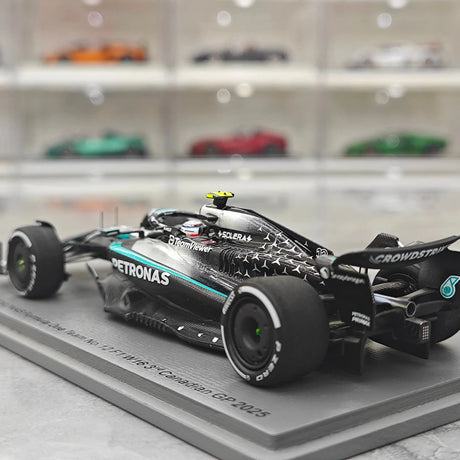1:43 Mercedes-AMG 2025 F1 W16 #12 Canadian GP Andrea Kimi Antonelli F1 model car by Spark - view 6
