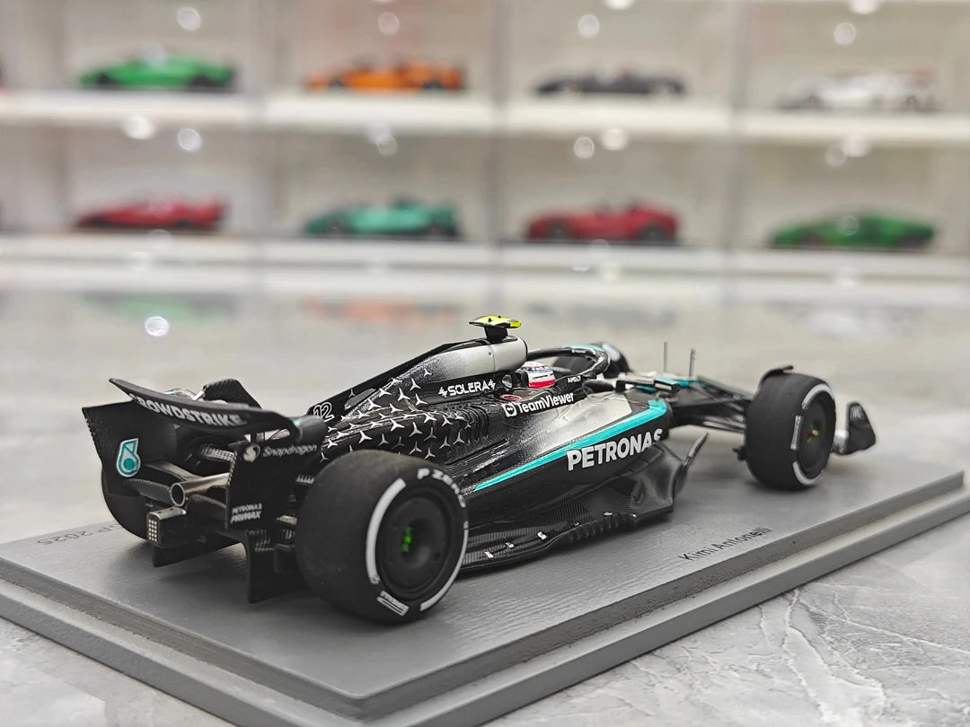 1:43 Mercedes-AMG 2025 F1 W16 #12 Canadian GP Andrea Kimi Antonelli F1 model car by Spark - view 8