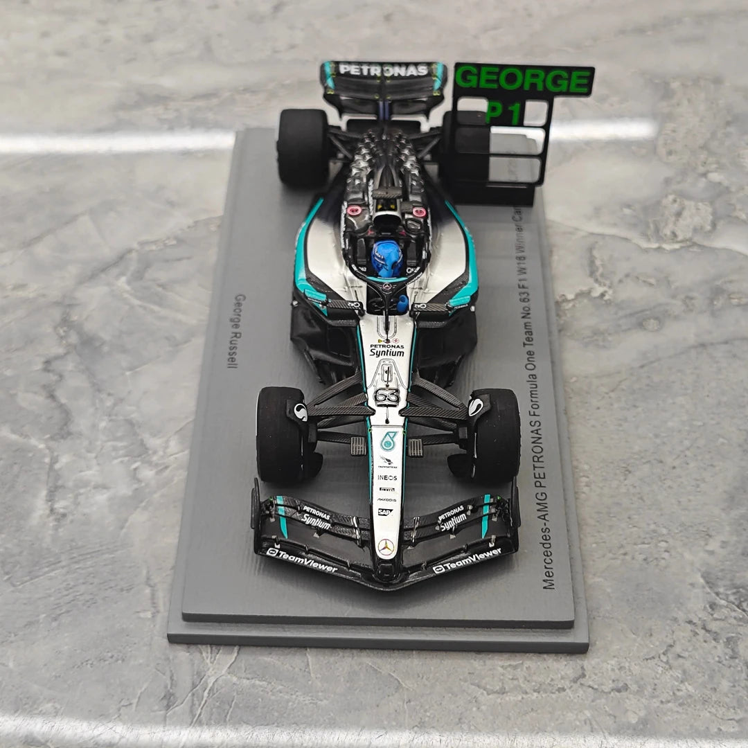 1:43 Mercedes-AMG 2025 F1 W16 #63 Canadian GP George Russell F1 model car by Spark - view 2