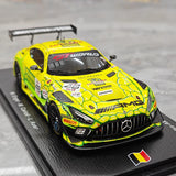 1:43 Mercedes-AMG 2025 GT3 EVO voiture modèle Spa 24h #48 par Spark - voir 10