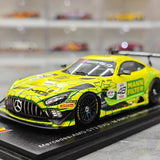 1:43 Mercedes-AMG 2025 GT3 EVO voiture modèle Spa 24h #48 par Spark - vue 3