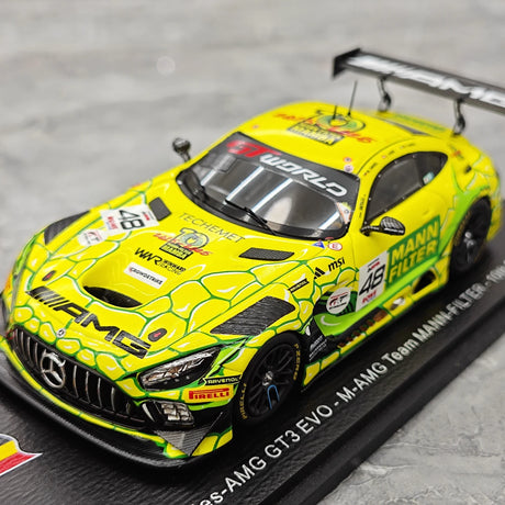 1:43 Mercedes-AMG 2025 GT3 EVO #48 24h Spa-malliauto Spark - näkymä 4