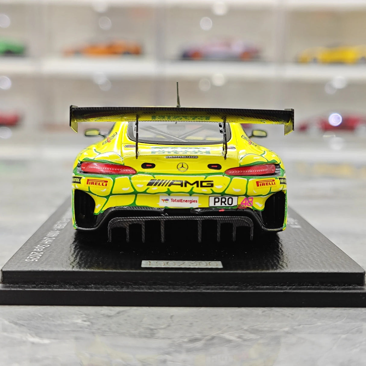 1:43 Mercedes-AMG 2025 GT3 EVO #48 24h Spa voiture miniature par Spark - vue 7