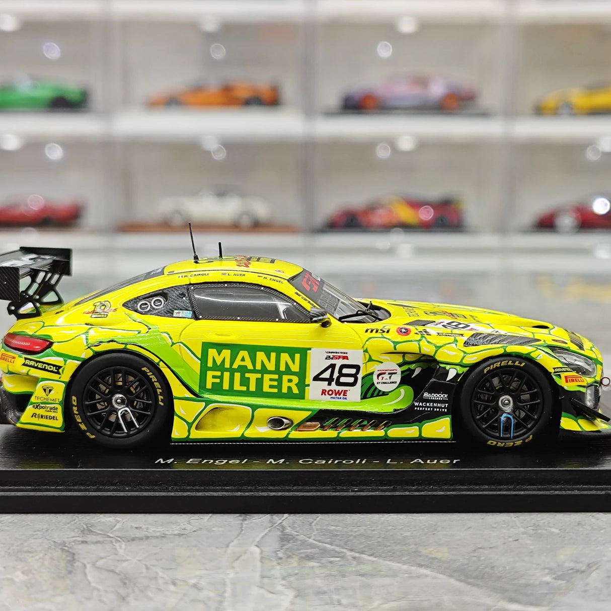 1:43 Mercedes-AMG 2025 GT3 EVO #48 24h Spa voiture miniature par Spark - vue 9