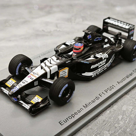 1:43 Minardi 2001 PS01 #21 australiano GP Fernando Alonso F1 modelo de resina por Spark - ver 4